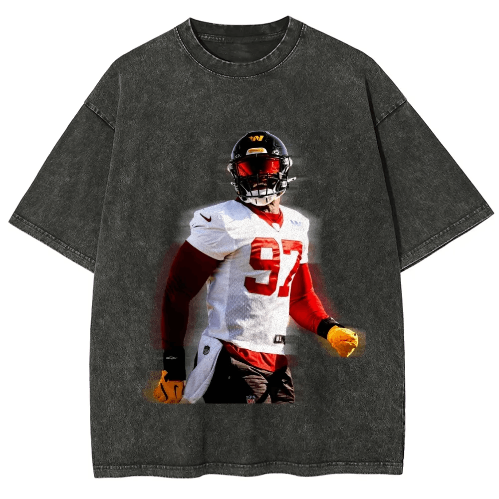 T-Shirt Washington Commanders Unisex Fit Washed Streetwear | TIDESENCE