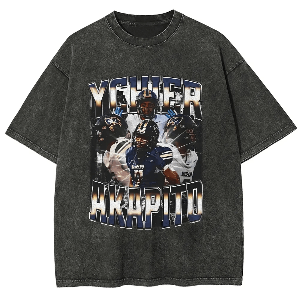 T-Shirt Ychier Akapito Unisex Regular Fit Heavy Cotton Tee | TIDESENCE