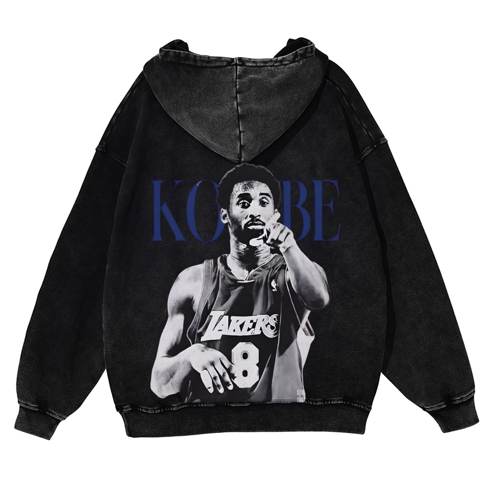 Casual Washed Hoodie|KOBE