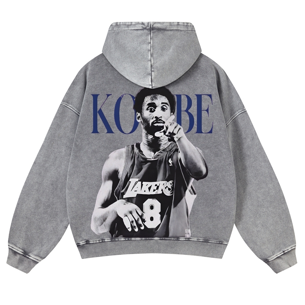 Casual Washed Hoodie|KOBE