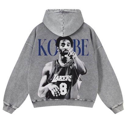 Casual Washed Hoodie|KOBE
