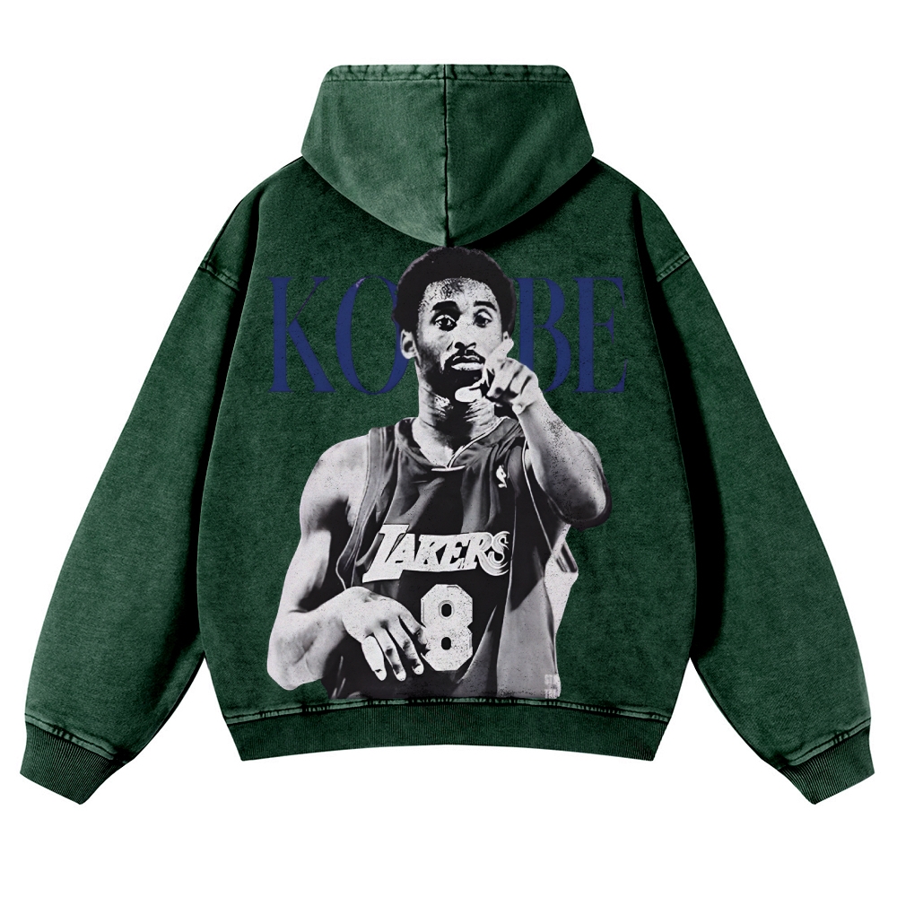 Casual Washed Hoodie|KOBE