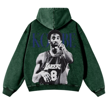 Casual Washed Hoodie|KOBE