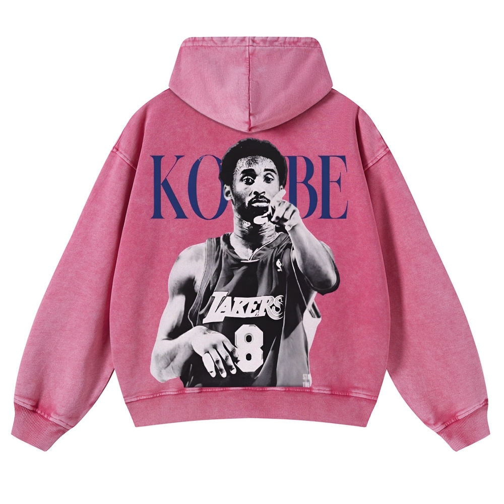 Casual Washed Hoodie|KOBE