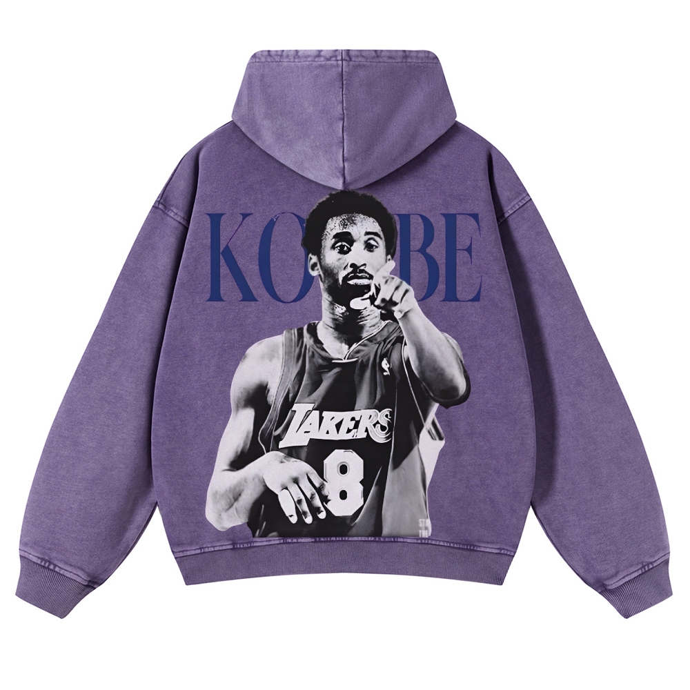 Casual Washed Hoodie|KOBE