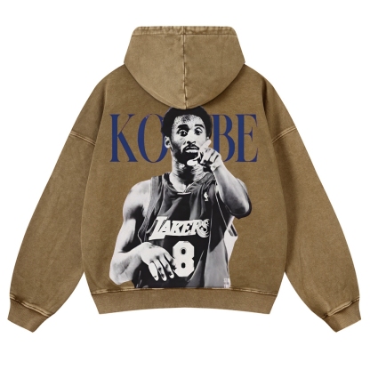 Casual Washed Hoodie|KOBE