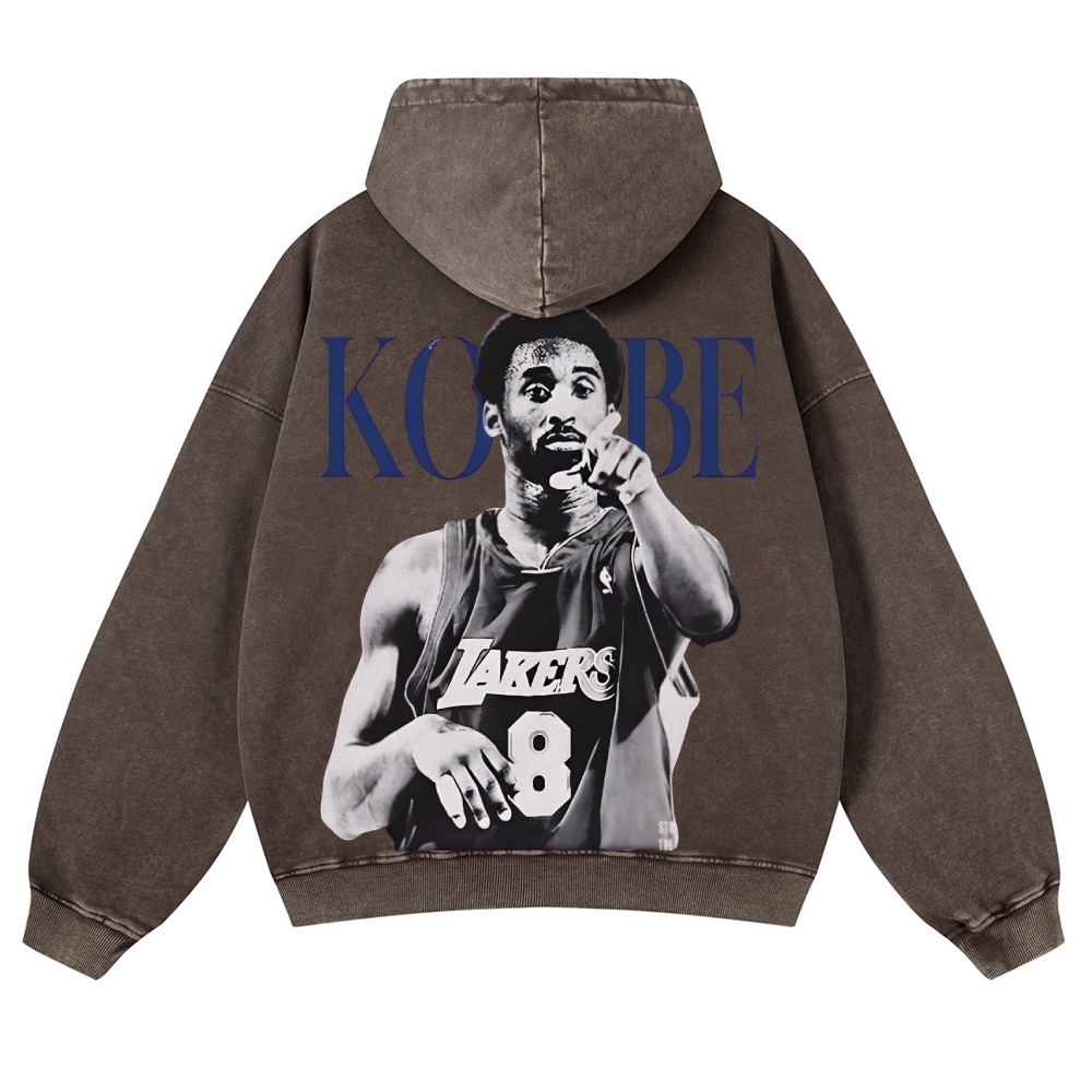 Casual Washed Hoodie|KOBE