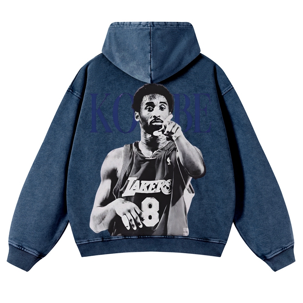 Casual Washed Hoodie|KOBE