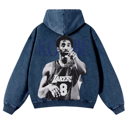 Casual Washed Hoodie|KOBE
