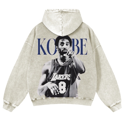 Casual Washed Hoodie|KOBE
