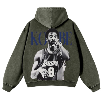 Casual Washed Hoodie|KOBE