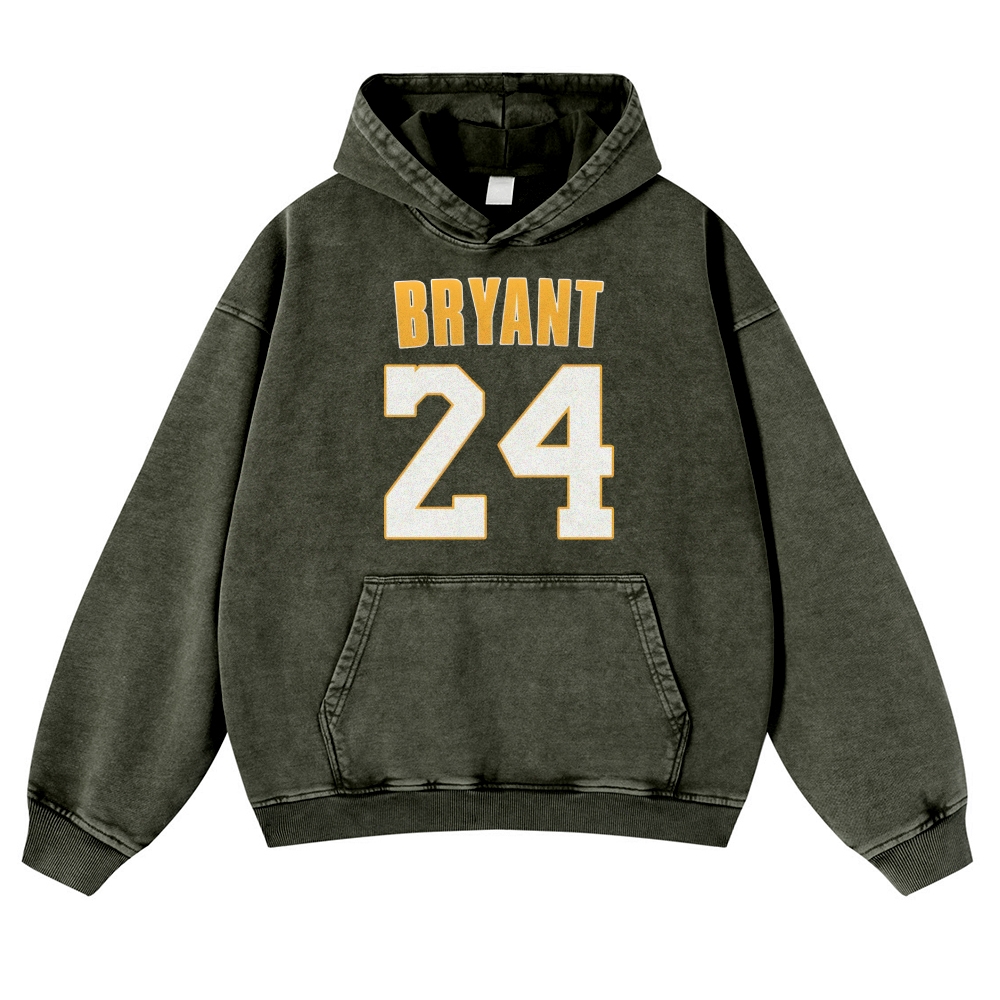 Casual Washed Hoodie|KOBE