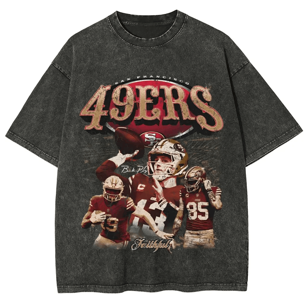 T-Shirt San Francisco 49ers Oversize Unisex Daily Sports | TIDESENCE