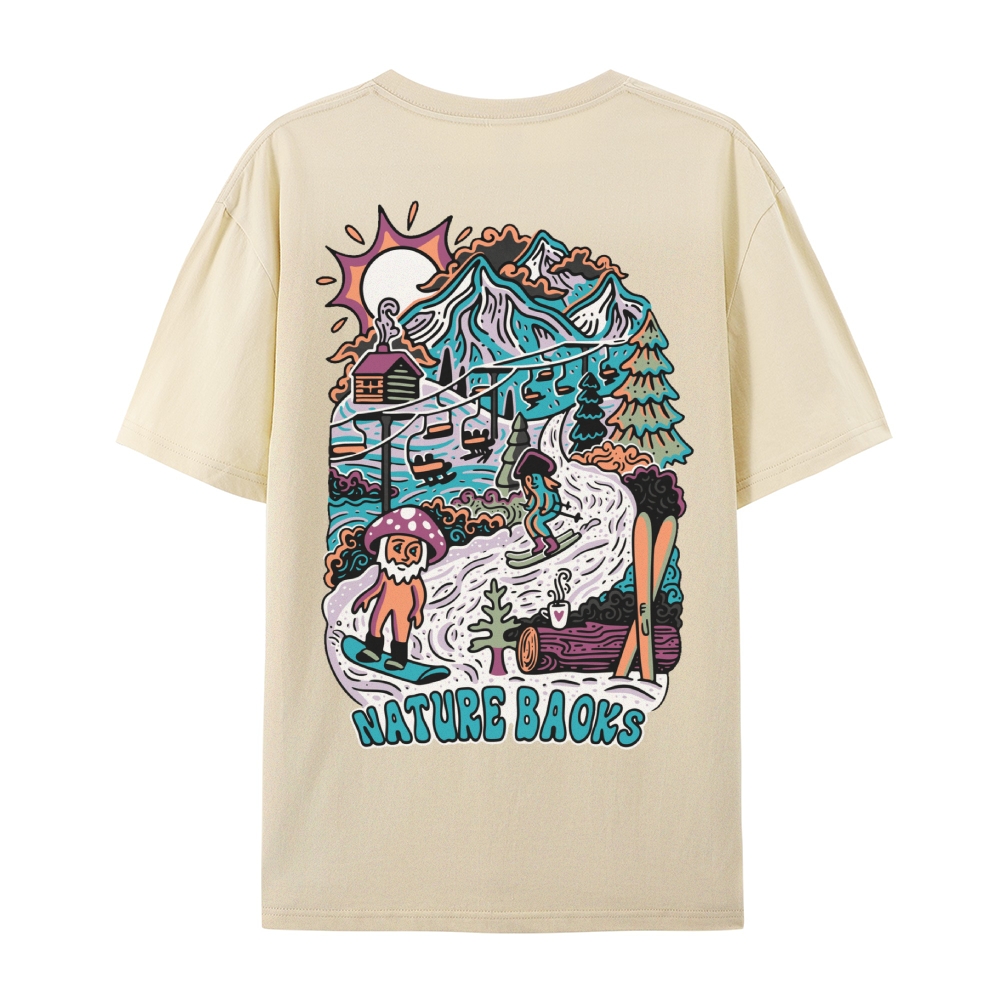 Unisex Outdoor Casual Short Sleeve T-Shirt