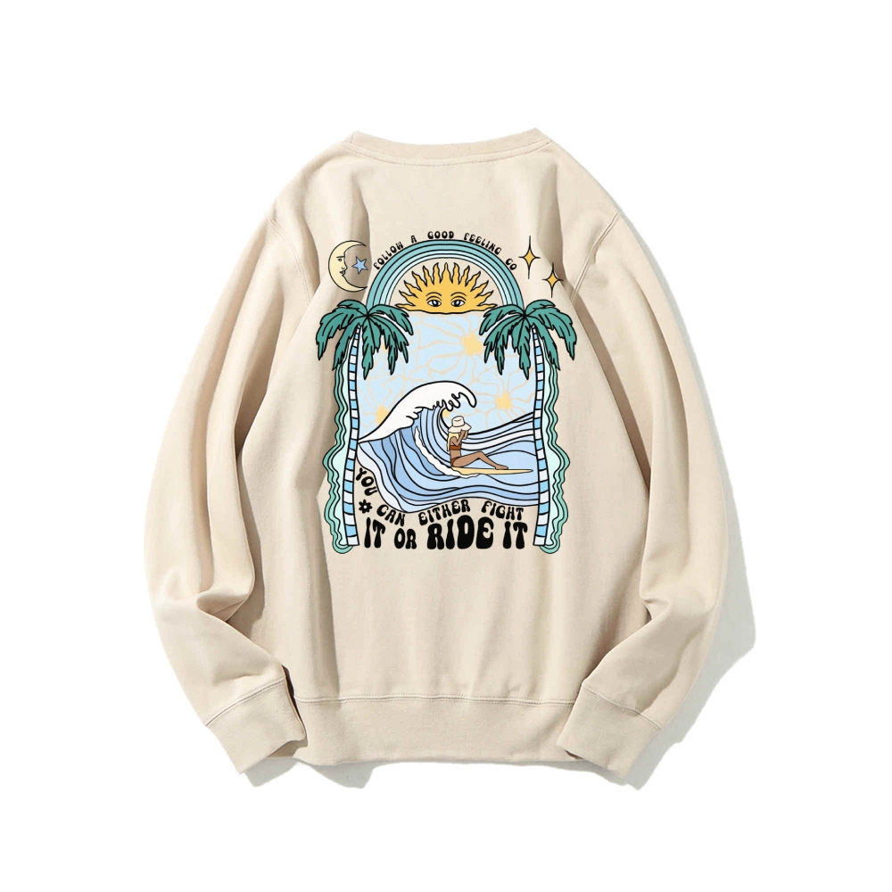 Sweatshirt | Surf Casual Crew Neck | TIDESENCE