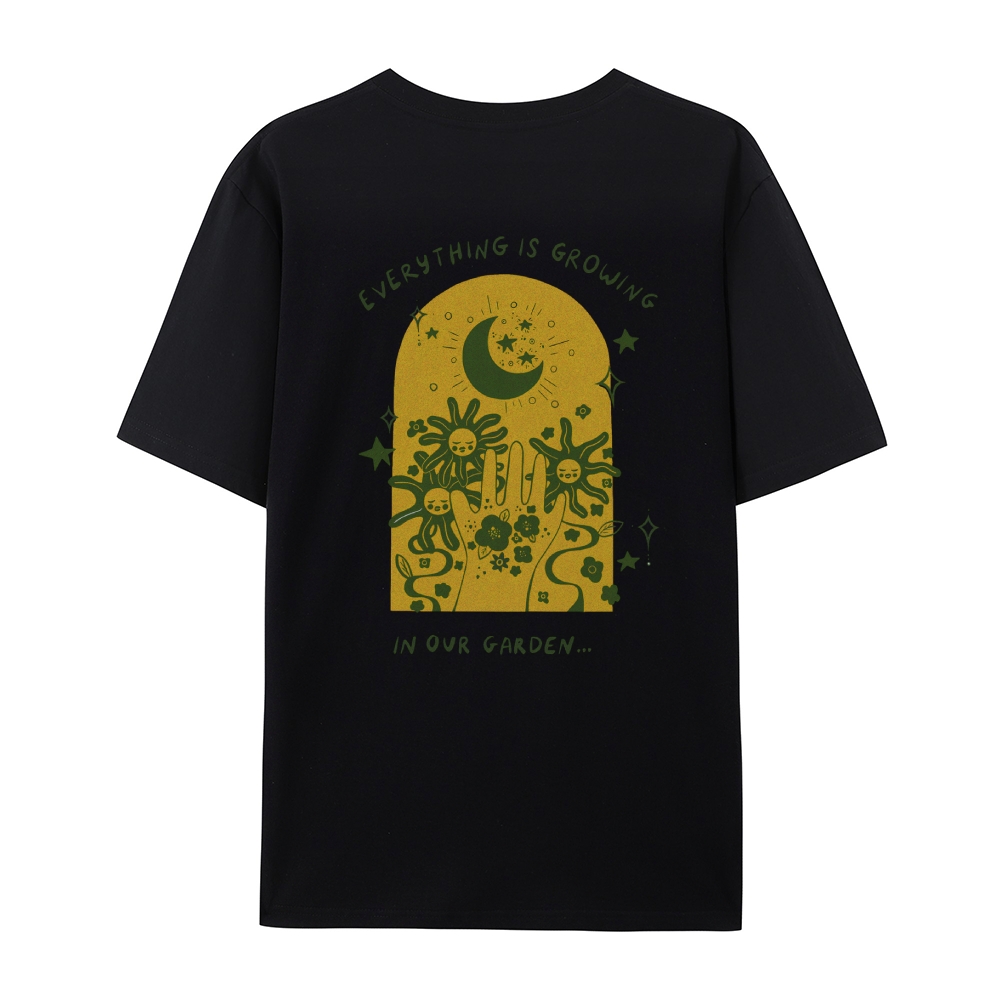 Cotton T-Shirt | Casual Short Sleeve | TIDESENCE