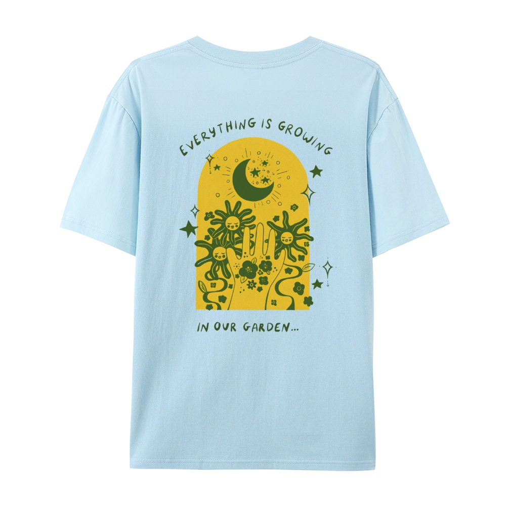 Cotton T-Shirt | Casual Short Sleeve | TIDESENCE