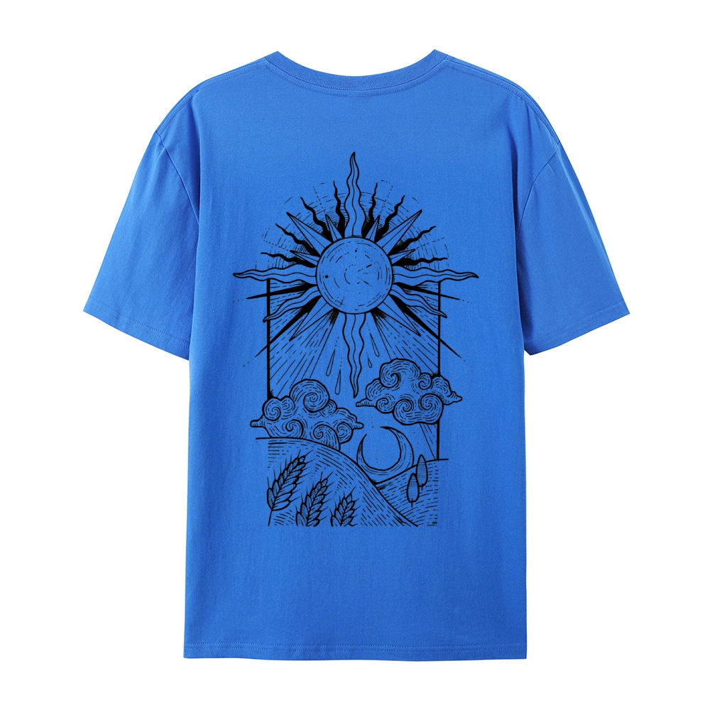 Cotton T-Shirt | Casual Short Sleeve | TIDESENCE