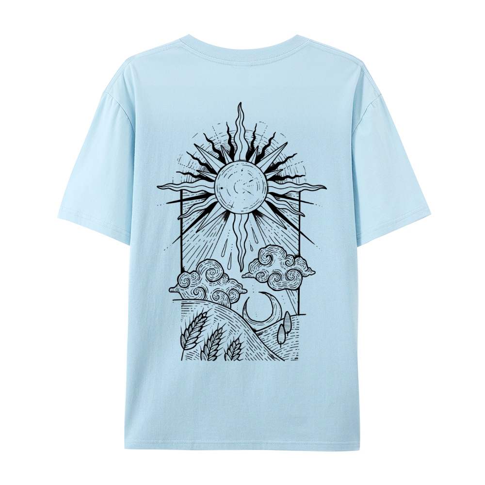 Cotton T-Shirt | Casual Short Sleeve | TIDESENCE