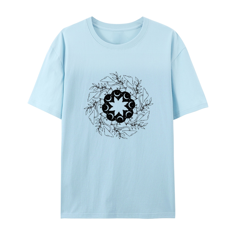 Cotton T-Shirt | Casual Short Sleeve | TIDESENCE