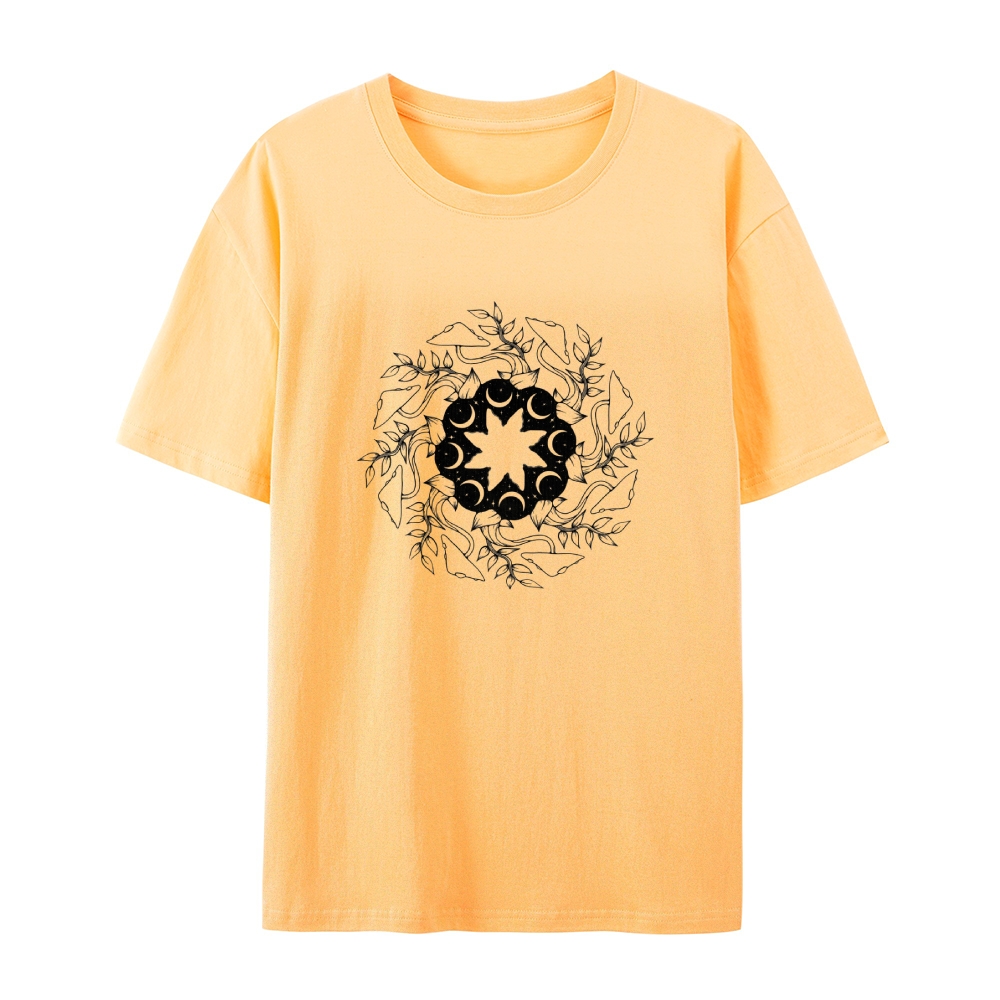 Cotton T-Shirt | Casual Short Sleeve | TIDESENCE