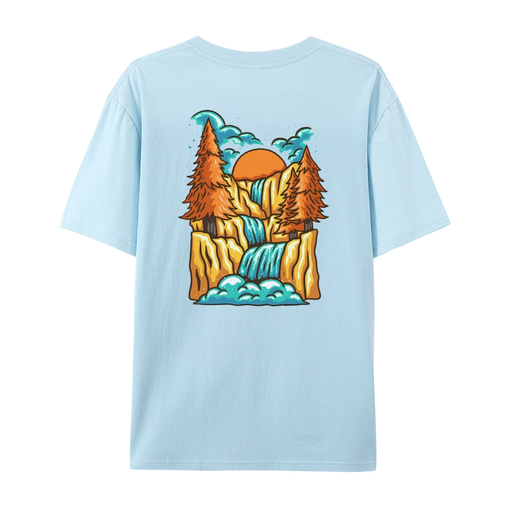 Cotton T-Shirt | Forest Casual Short Sleeve TEE 