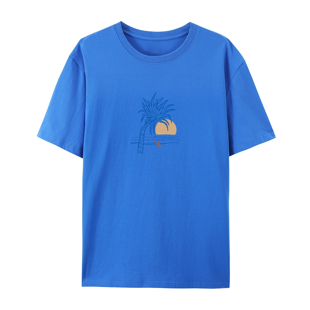 Cotton T-Shirt | Surf Casual Short Sleeve TEE | TIDESENCE
