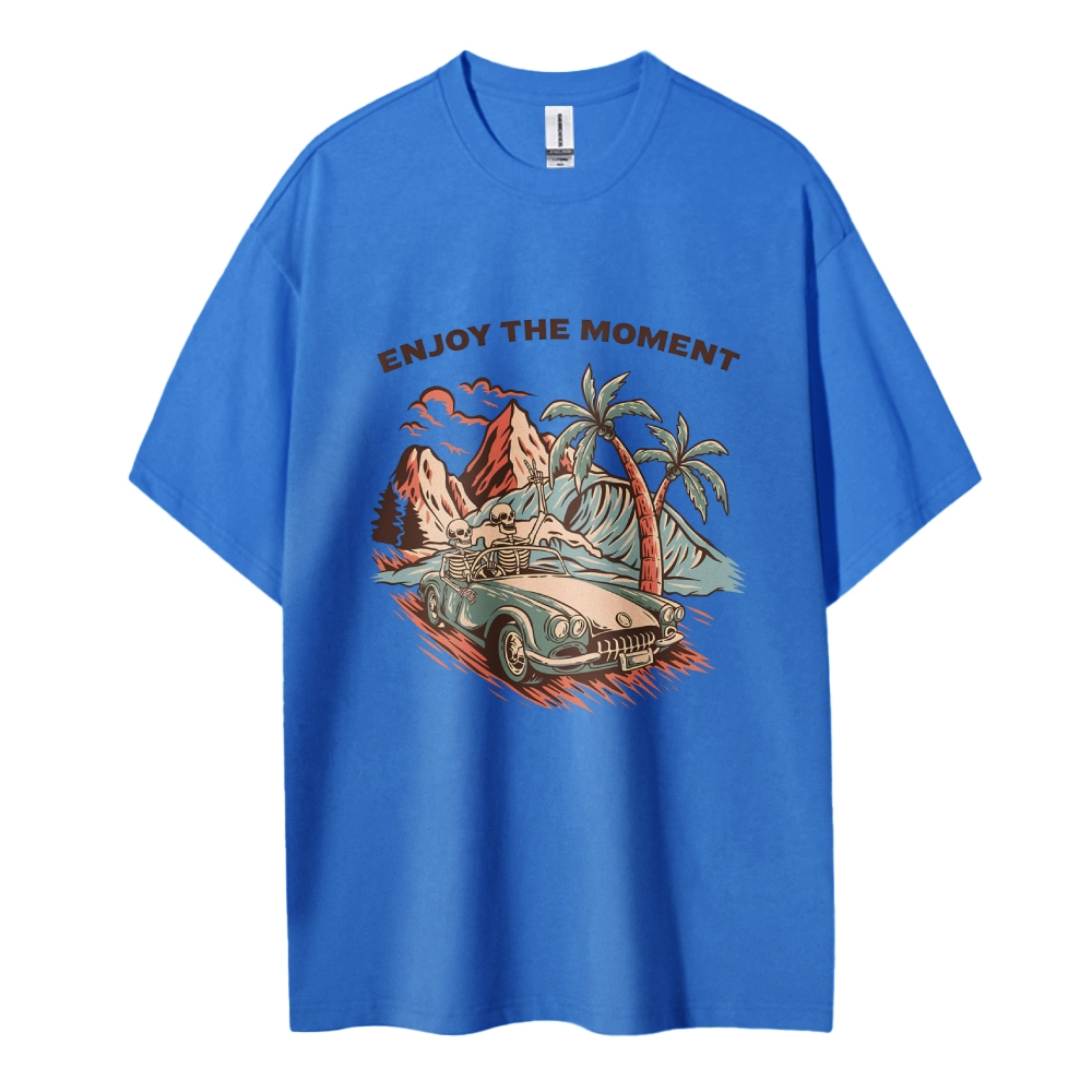 Cotton T-Shirt | Adventure Journey Unisex Fit Enjoy The Moment | TIDES