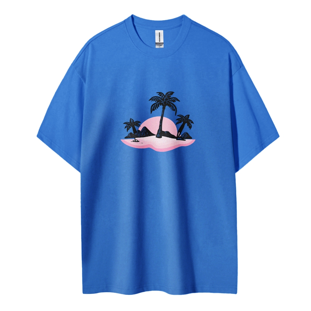 Cotton T-Shirt | Surf Unisex Fit Holy Spirit Beach Club | TIDESENCE