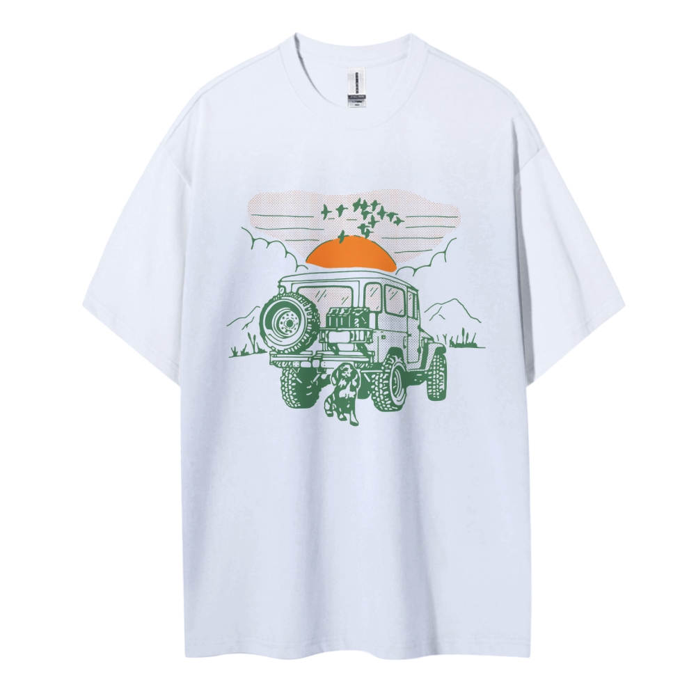 Cotton T-Shirt | Adventure Journey Unisex Fit | TIDESENCE