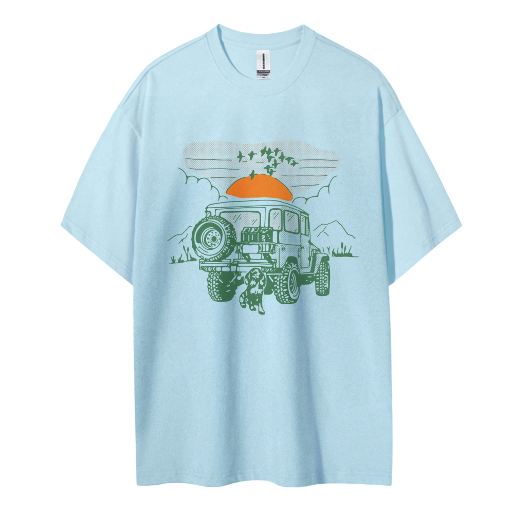 Cotton T-Shirt | Adventure Journey Unisex Fit | TIDESENCE