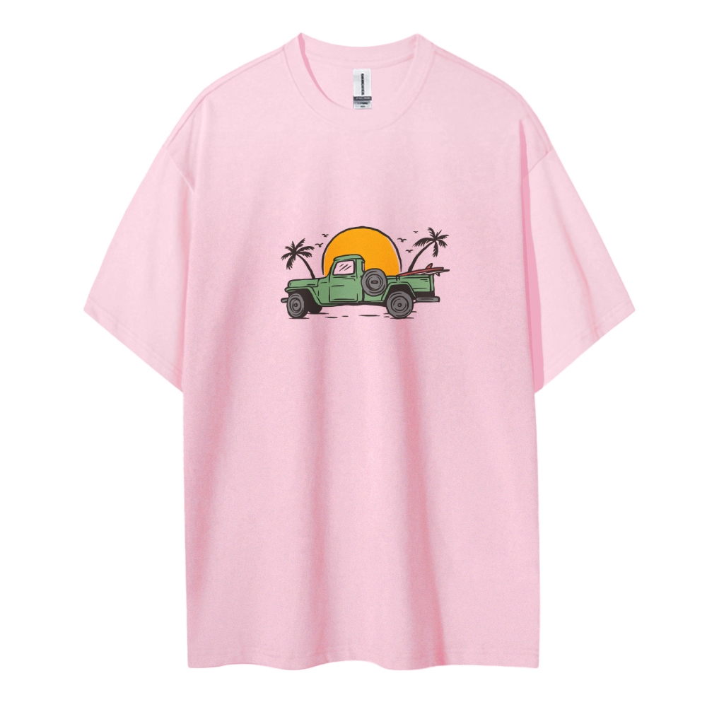 Cotton T-Shirt | Adventure Unisex Fit It's Time To Ride | TIDESENCE