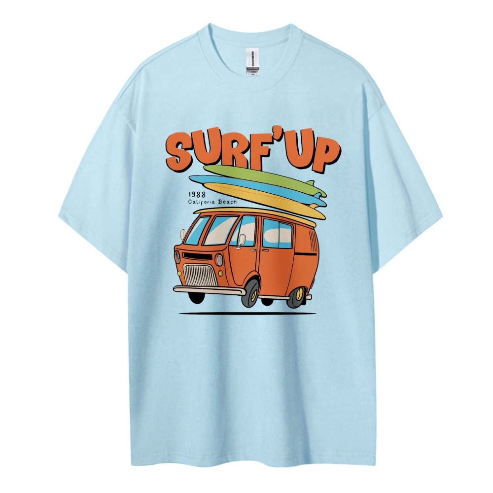 Cotton T-Shirt | Surf Up Unisex Fit | TIDESENCE