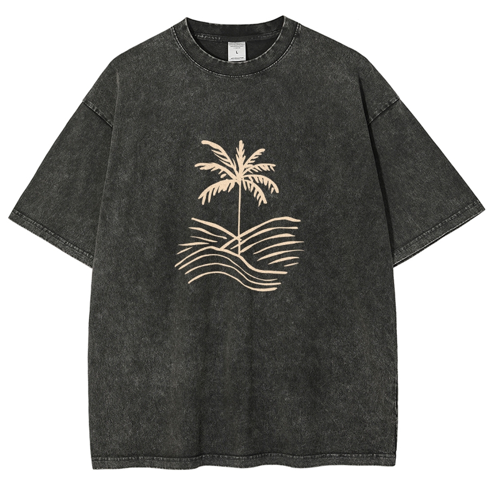 Washed T-Shirt | Surf Unisex Fit | TIDESENCE