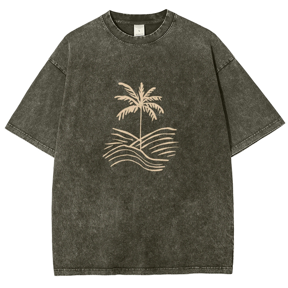 Washed T-Shirt | Surf Unisex Fit | TIDESENCE
