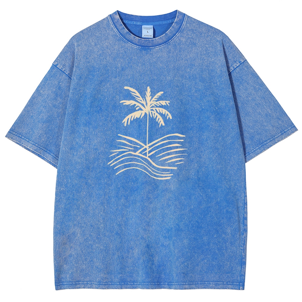Washed T-Shirt | Surf Unisex Fit | TIDESENCE