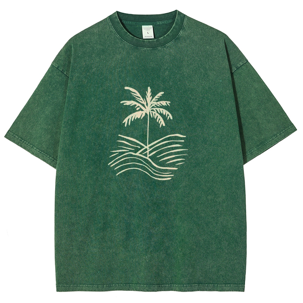 Washed T-Shirt | Surf Unisex Fit | TIDESENCE