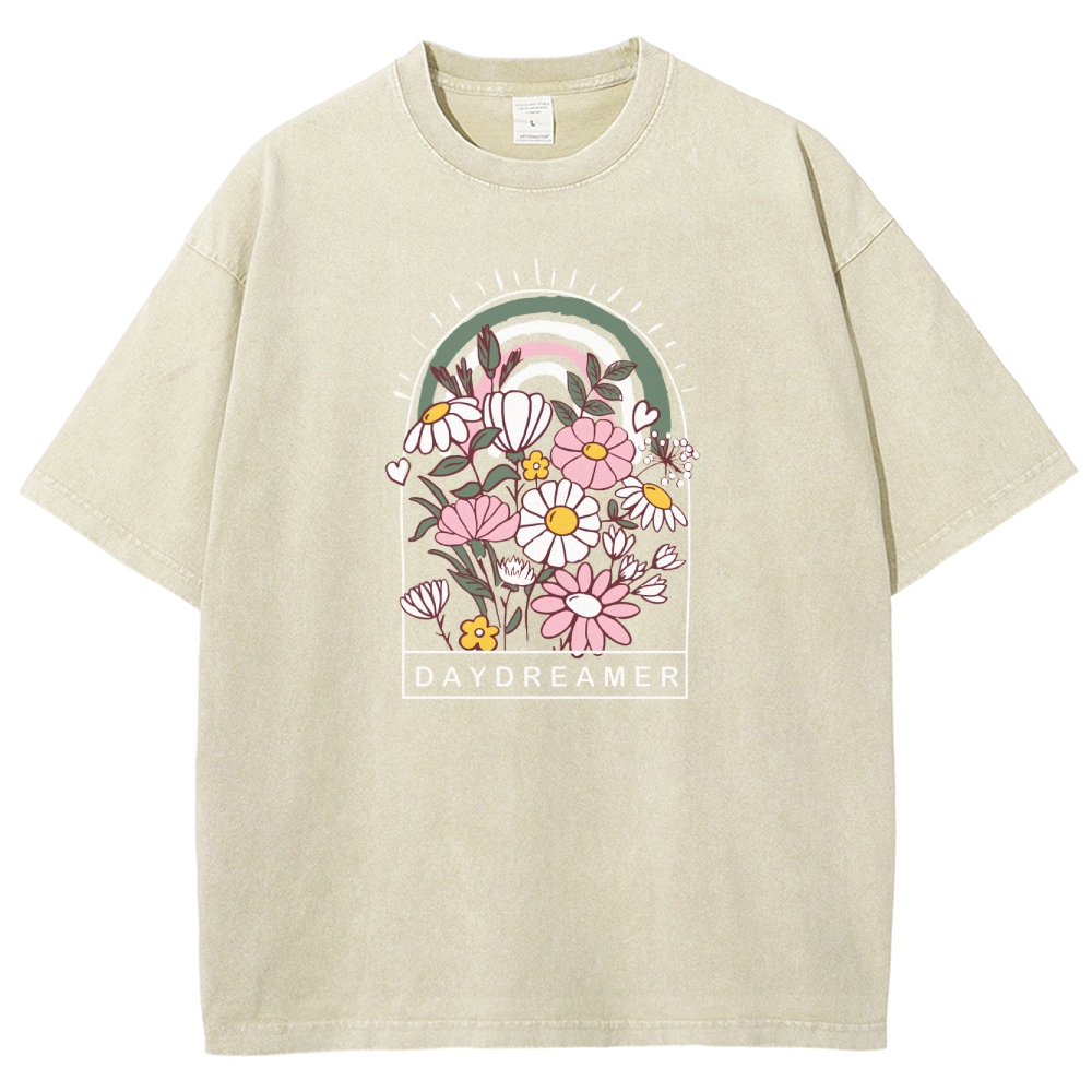 Washed T-Shirt | Daydreamer Unisex Fit | TIDESENCE