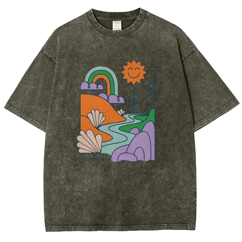 Washed T-Shirt | Landscape Unisex Fit