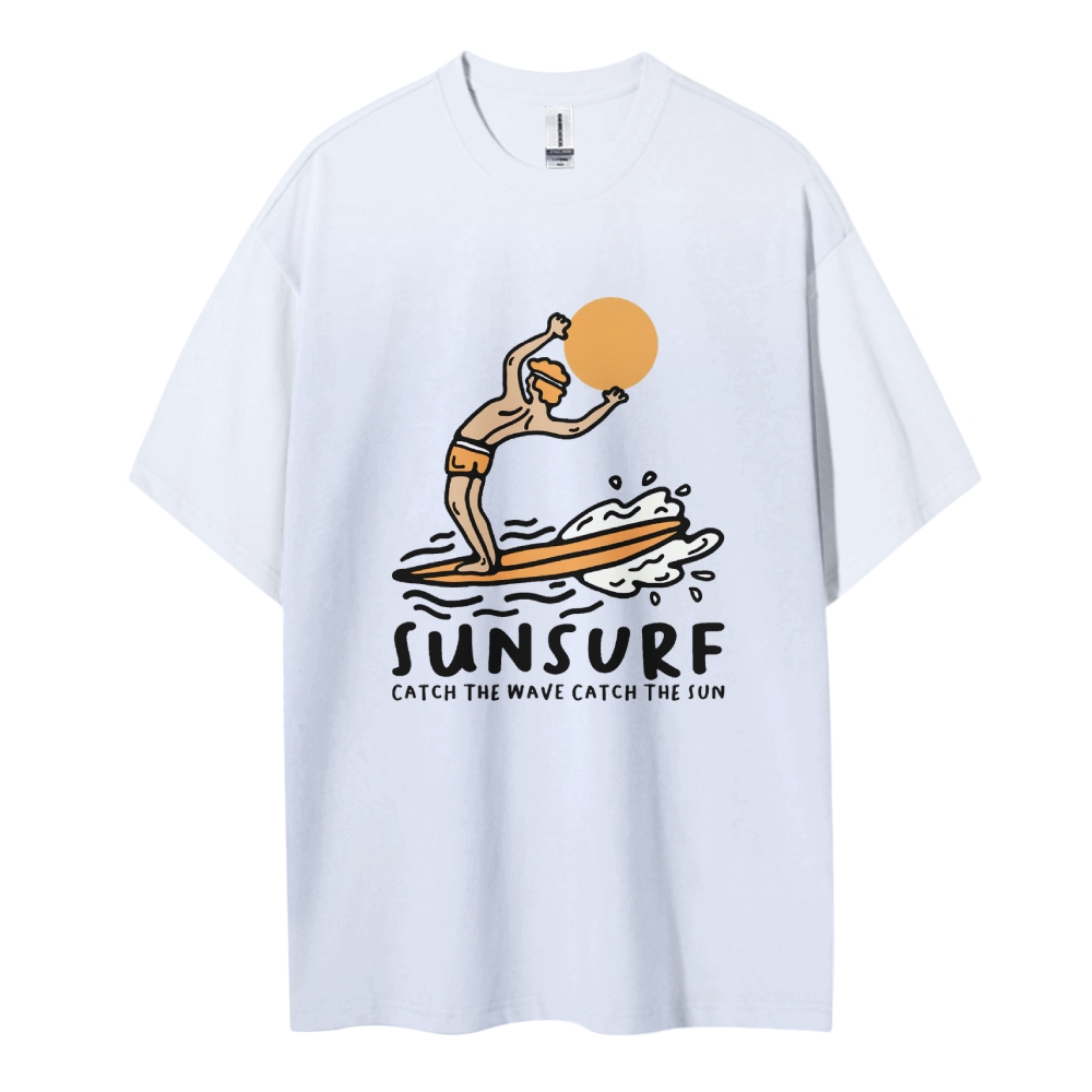 Cotton T-Shirt | Unisex Fit Surf Pure Cotton TEE | TIDESENCE