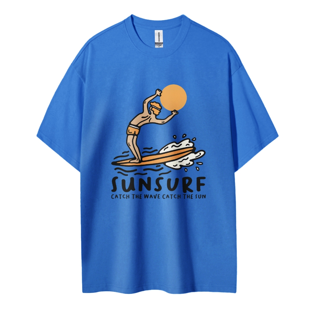 Cotton T-Shirt | Unisex Fit Surf Pure Cotton TEE | TIDESENCE