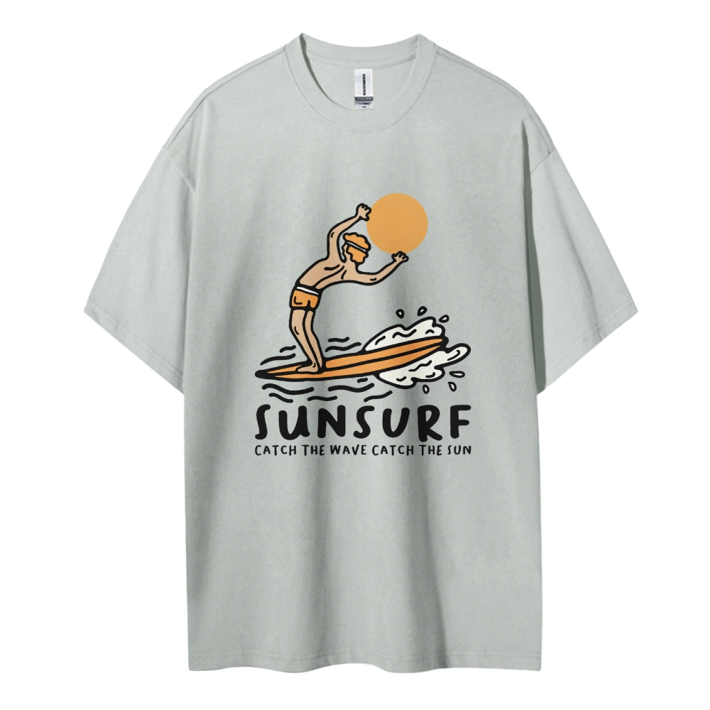 Cotton T-Shirt | Unisex Fit Surf Pure Cotton TEE | TIDESENCE