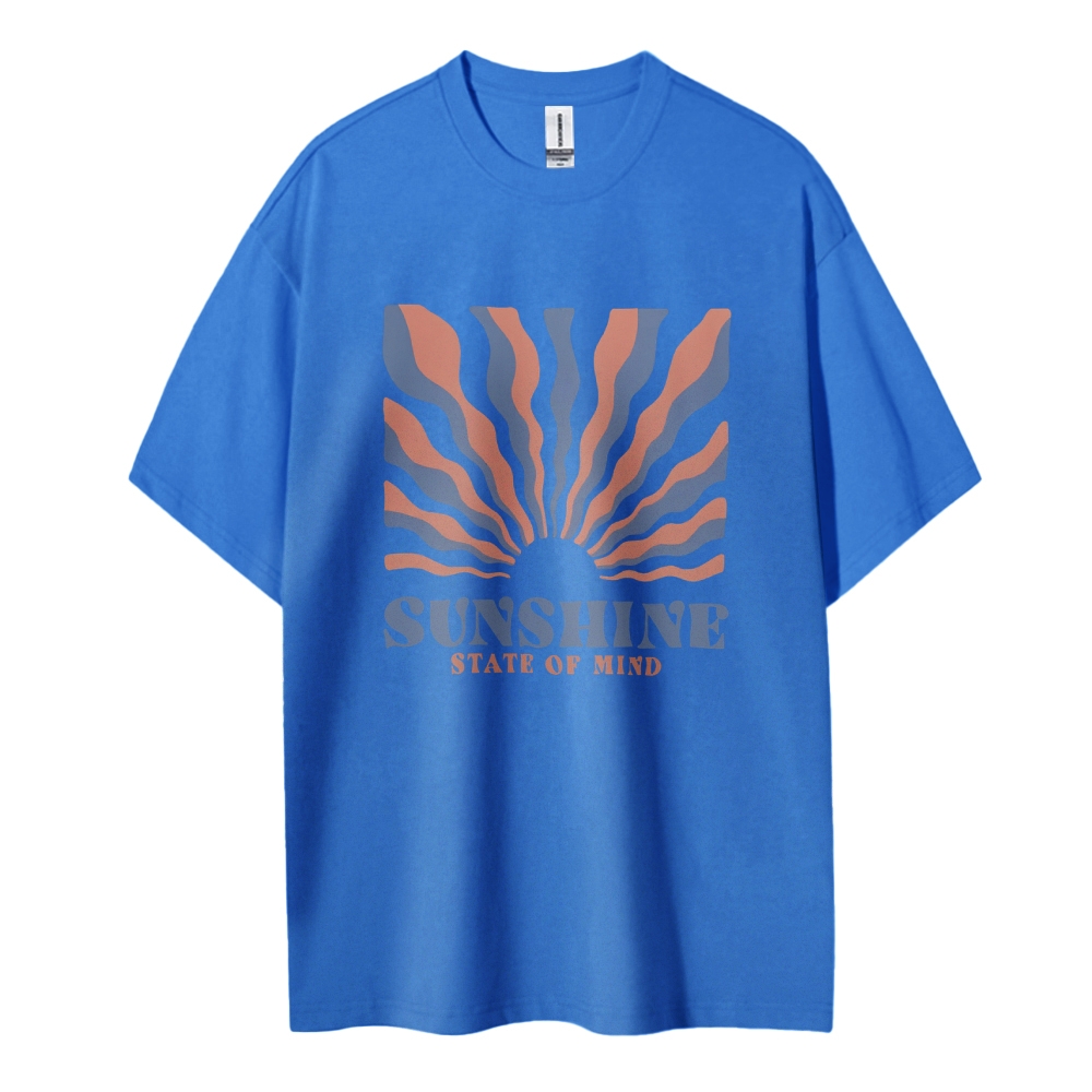 Cotton T-Shirt | Unisex Sunshine State of Mind TEE | TIDESENCE