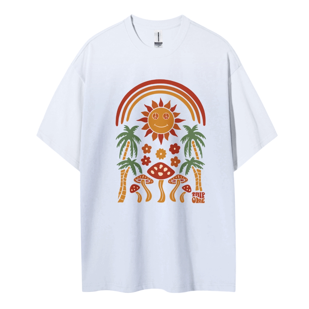 Cotton T-Shirt | Unisex Fit Graphic Tee | TIDESENCE