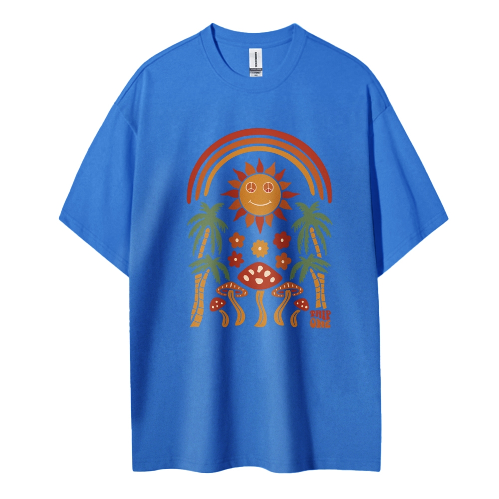 Cotton T-Shirt | Unisex Fit Graphic Tee | TIDESENCE