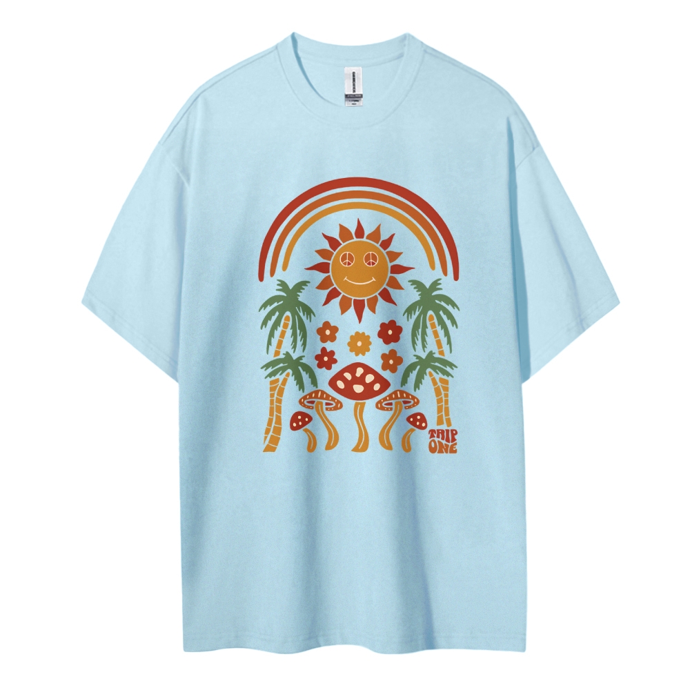 Cotton T-Shirt | Unisex Fit Graphic Tee | TIDESENCE