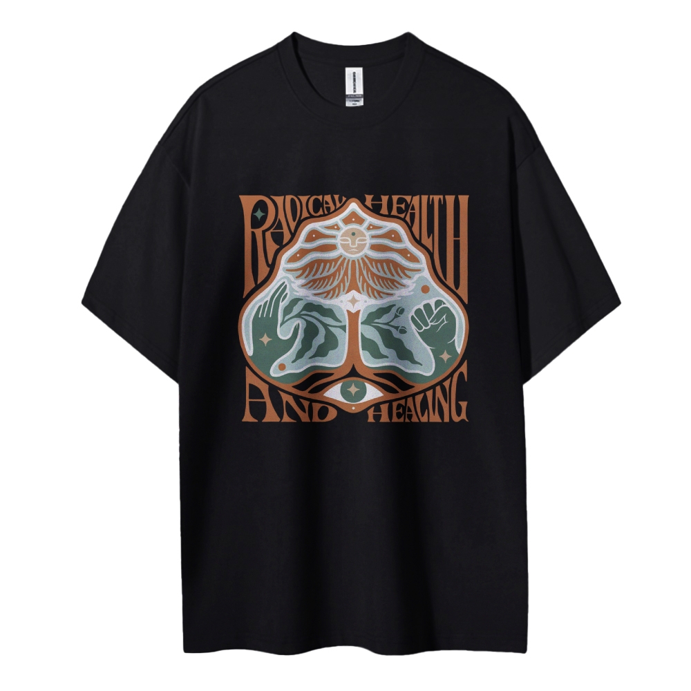 Cotton T-Shirt | Unisex Fit Graphic Tee | TIDESENCE