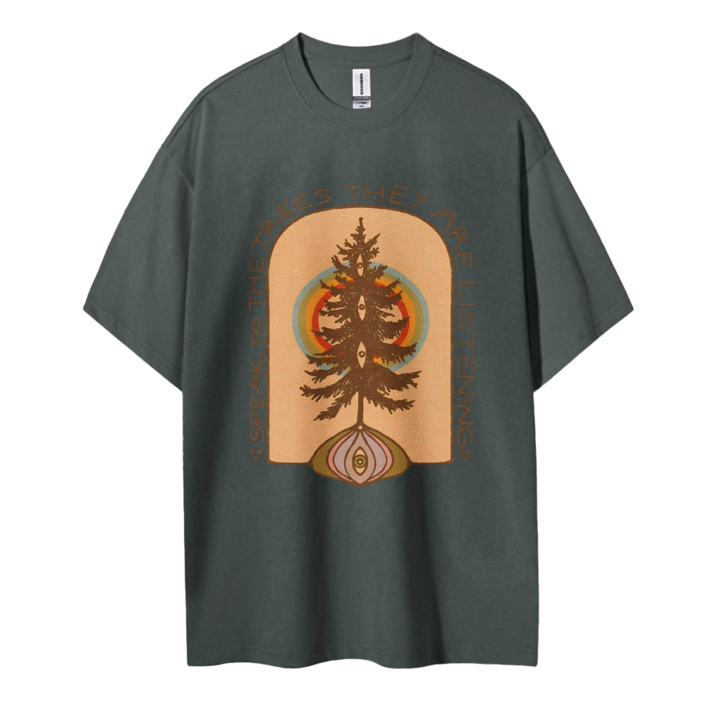 Cotton T-Shirt | Unisex Fit Graphic Tee | TIDESENCE