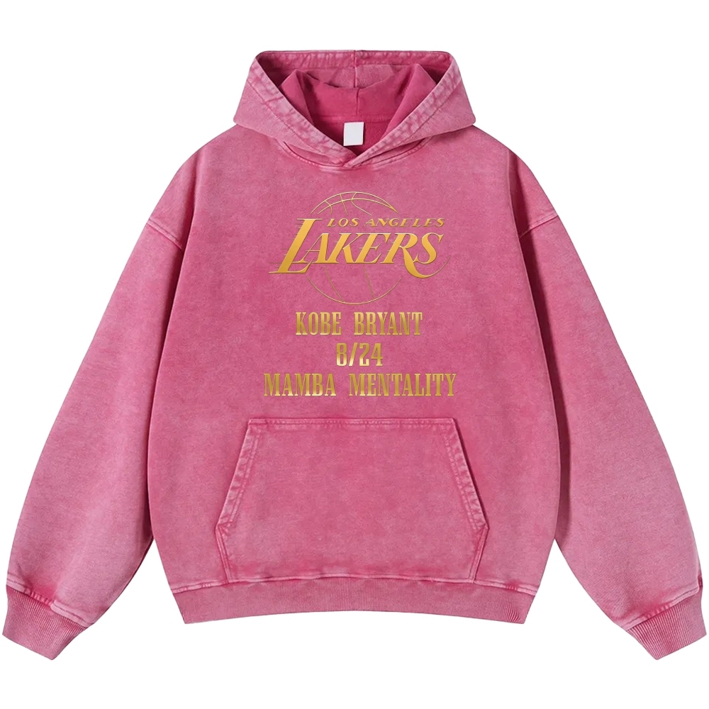 Unisex Casual Printed Double-sided Washed Hoodie 2512006005