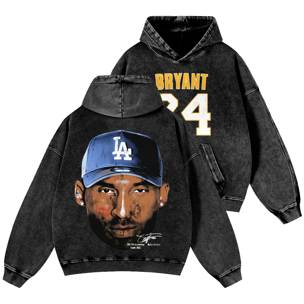 Casual Washed Hoodie|KOBE